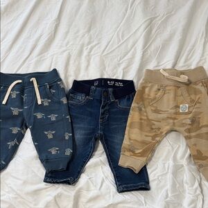 GAP Kids Jeans and Joggers Set - Blue, Denim, Tan